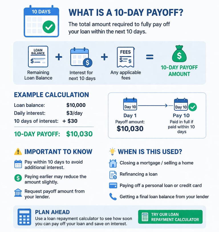 What Is a 10-Day Payoff? (Simple Guide for 2026)_cleareveryday.com