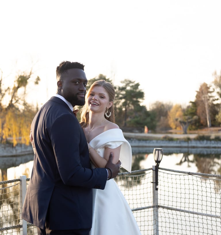Mariage intimiste : thème automnale , terracota