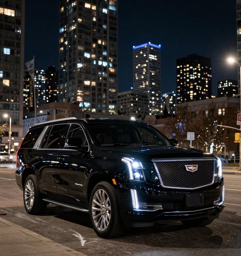 luxury cadillac escalade SUV VIREMONT CHAUFFUER Toronto