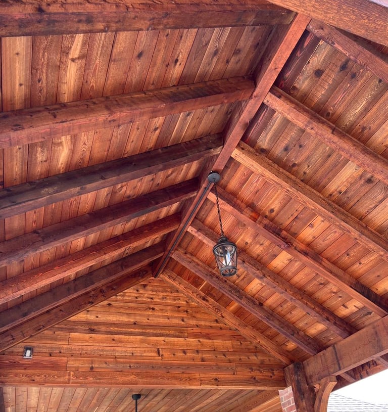 Cedar Patio Ceiling