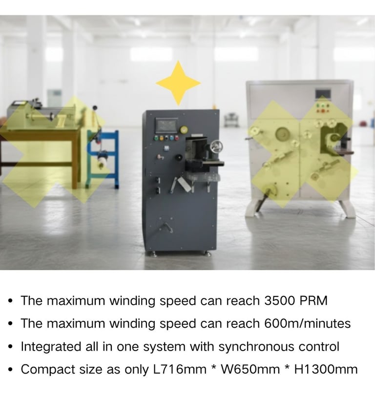 Fiber optic winding machine