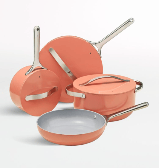 Caraway 12-piece non-stick ceramic cookware set