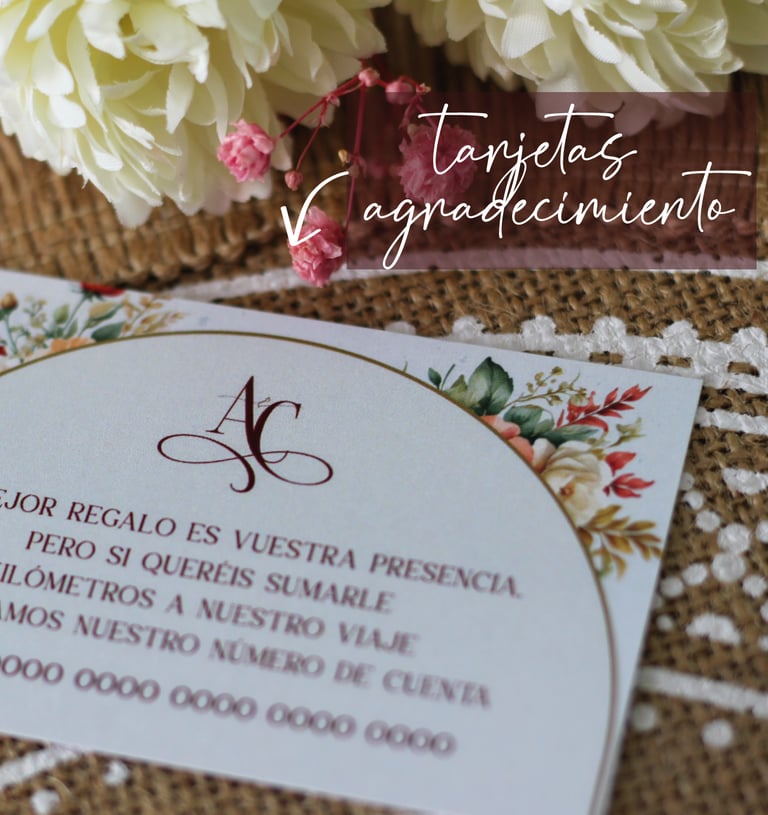 tarjetas de boda