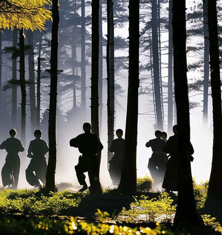 Taïchi chuan dans la brume