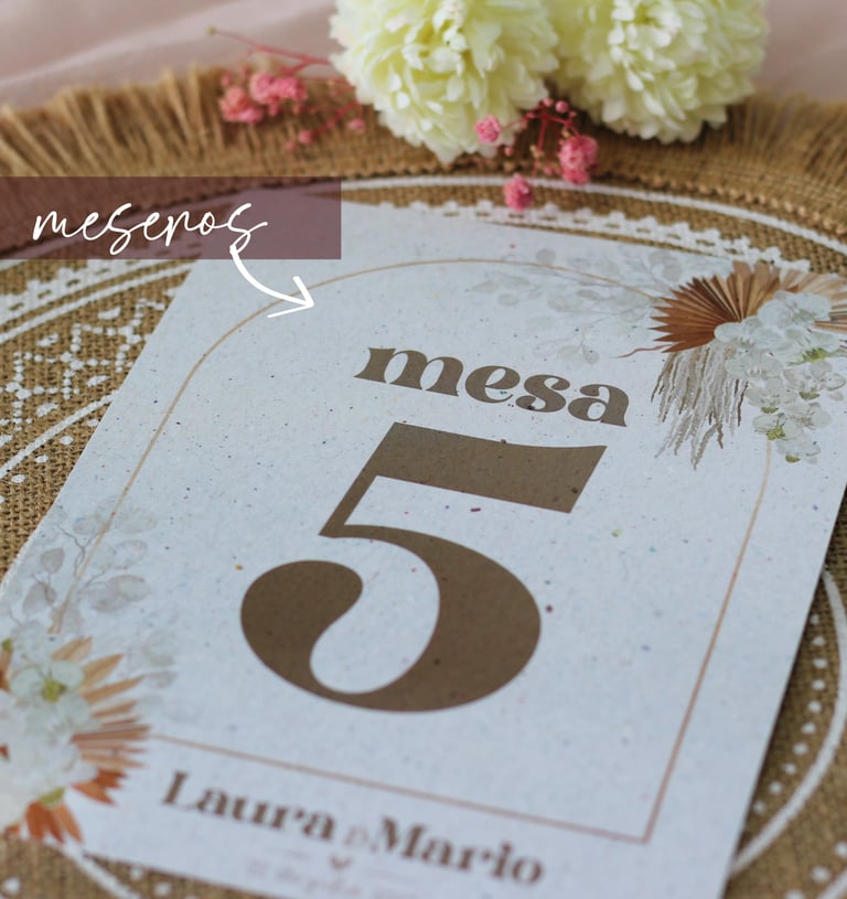 meseros de boda