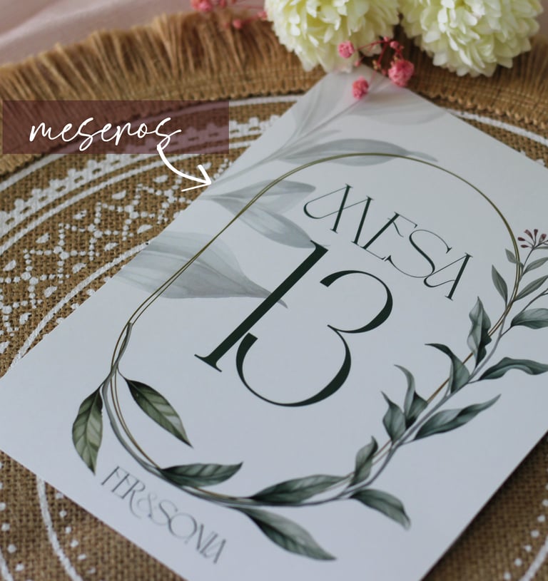 meseros de boda