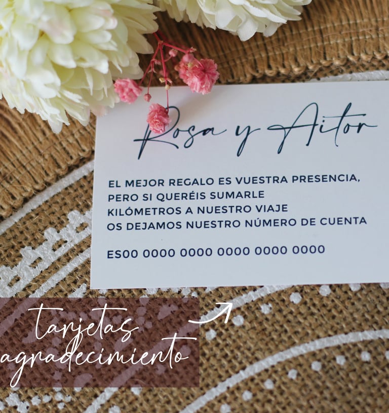 tarjetas de boda