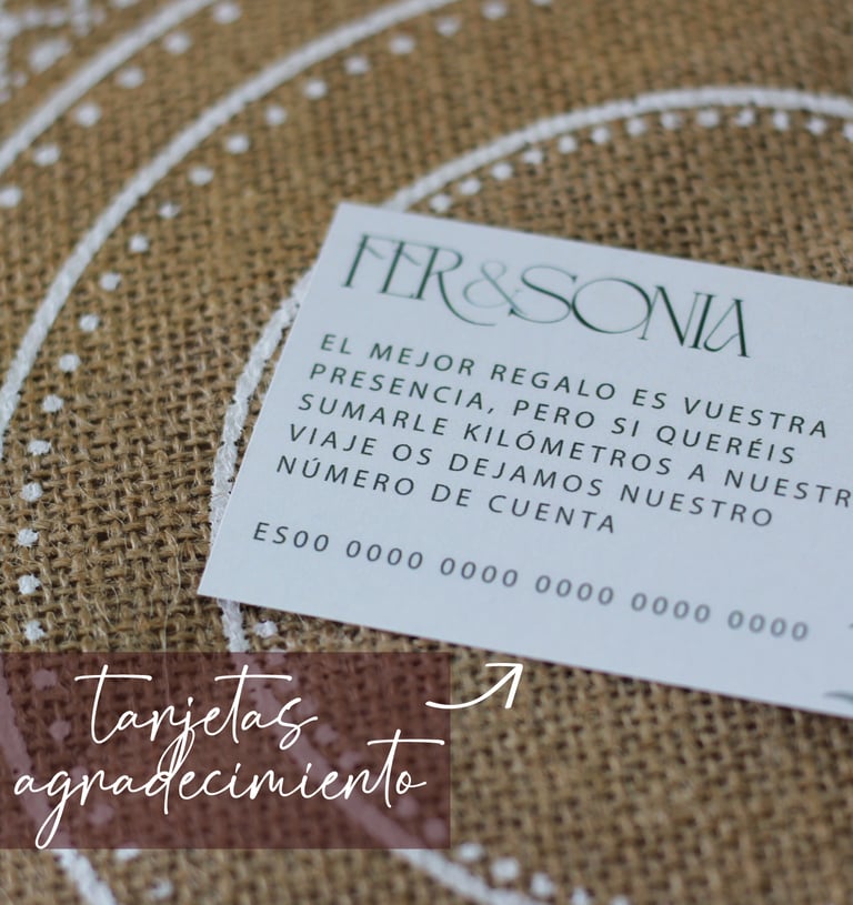 tarjetas de boda