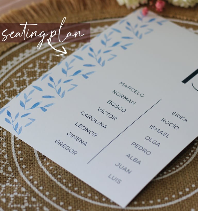 seating de boda