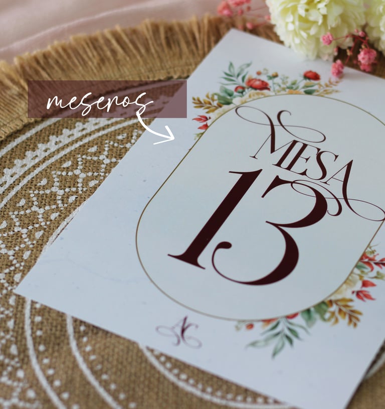 meseros boda