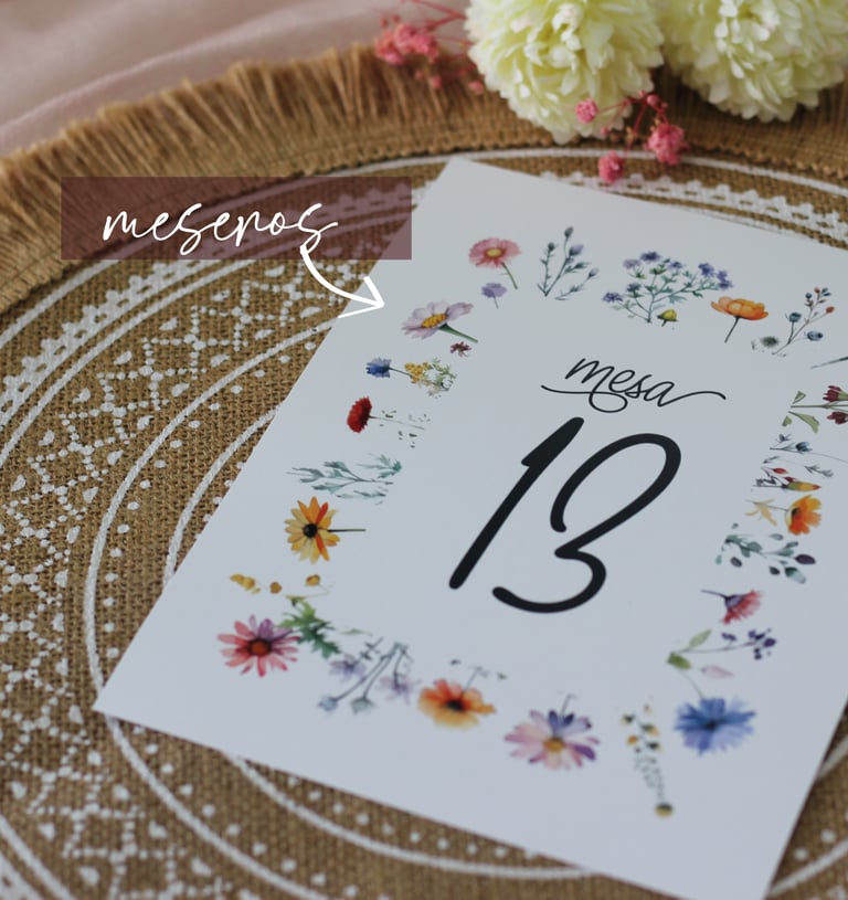 meseros boda