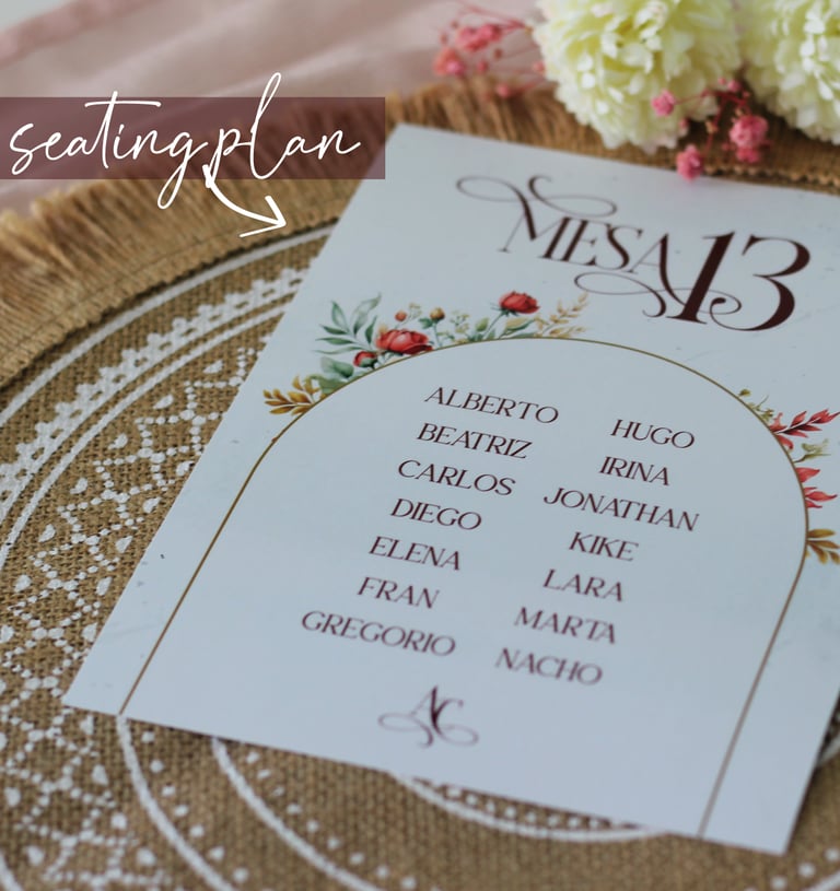 seating plan boda