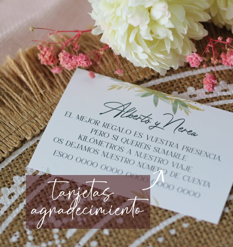 tarjetas de boda