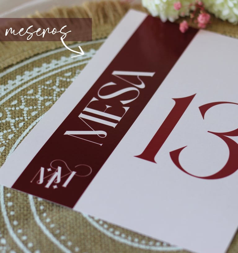 meseros de boda