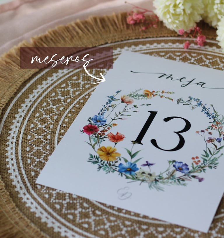 meseros boda