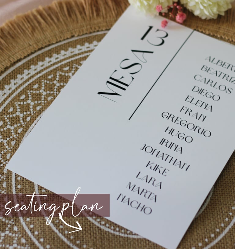 seating plan boda