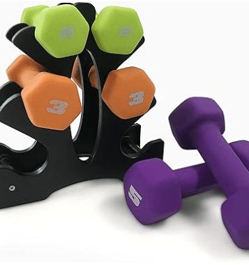 CAP Barbell neoprene-coated dumbbells in multiple weights