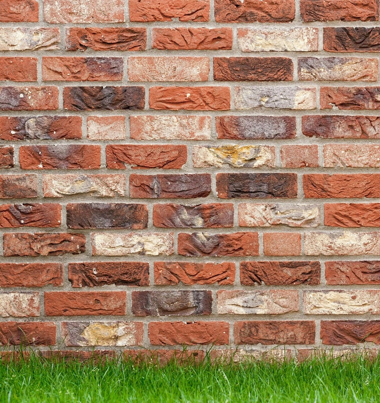 brickwall in a garden in evesham by pbp services
