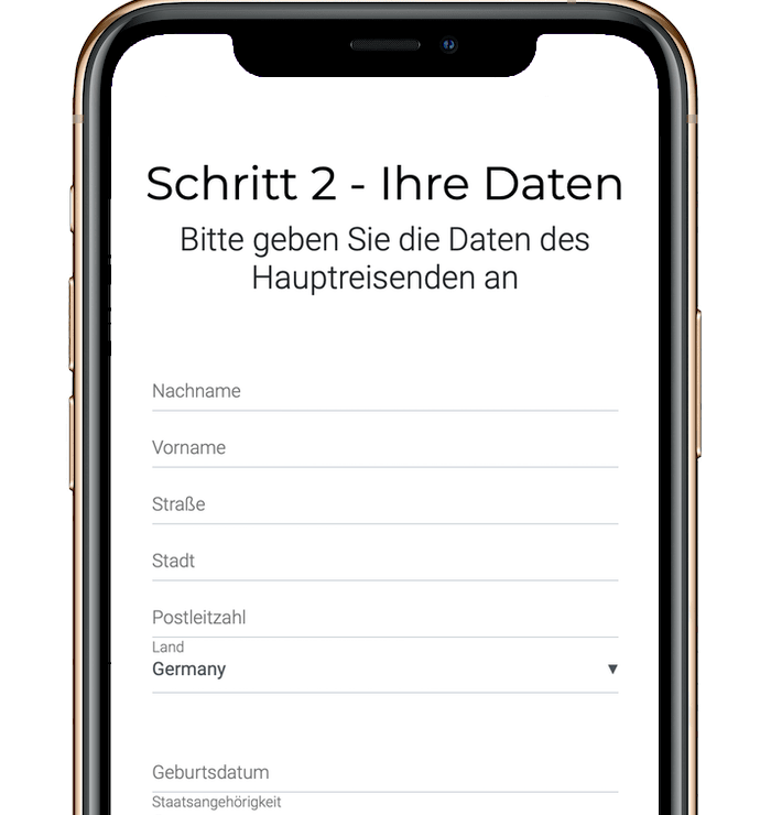 Hotel DunenNest - Ansicht Email online Checkin