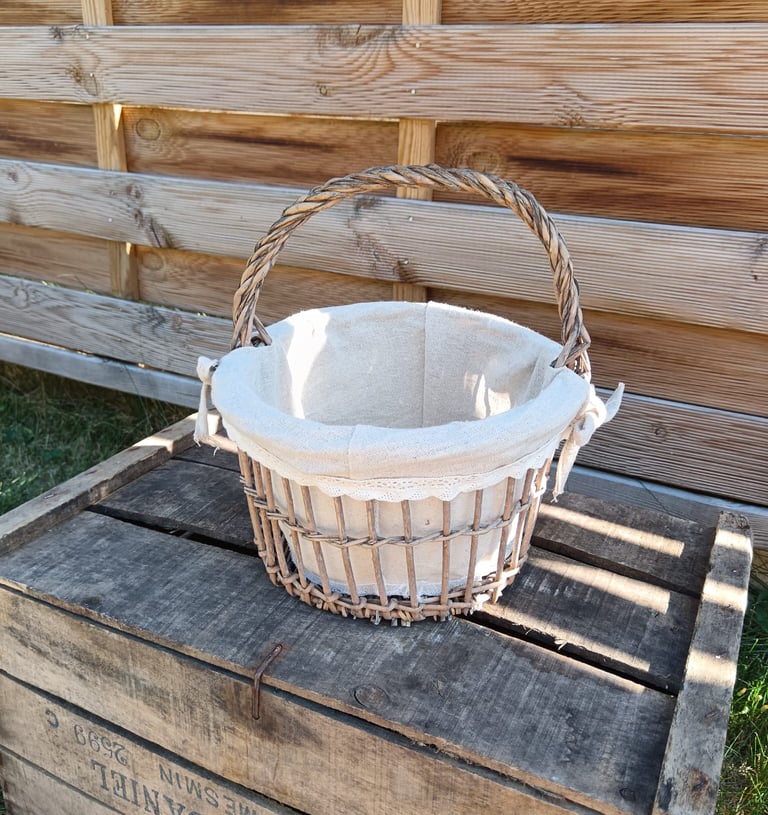 panier en osier rond