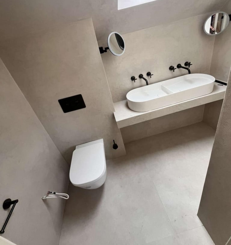 Contemporary bathroom design with shower enclosure fitted by PBP Services in Evesham Ask Chat