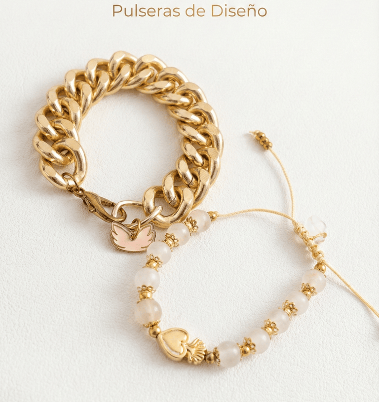 pulsera de eslabones de cadena de oro