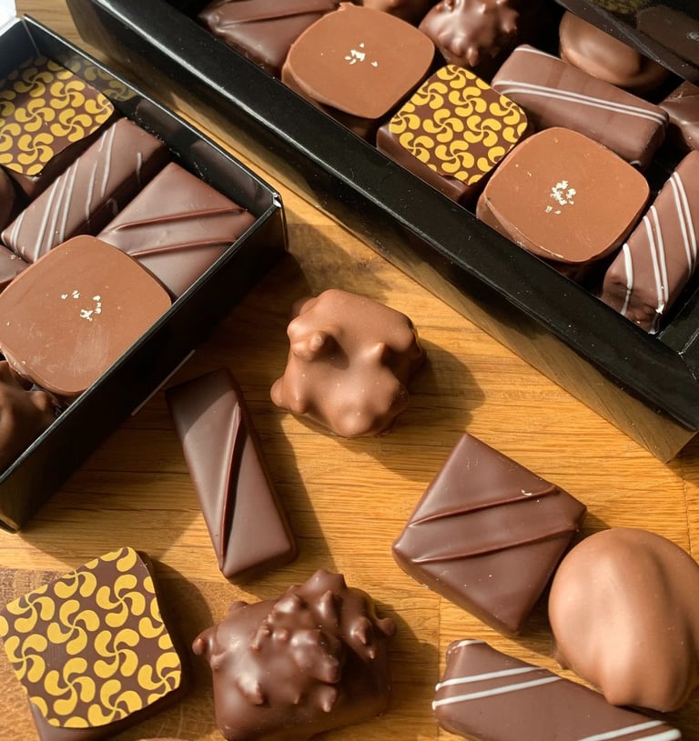 bonbons en chocolat