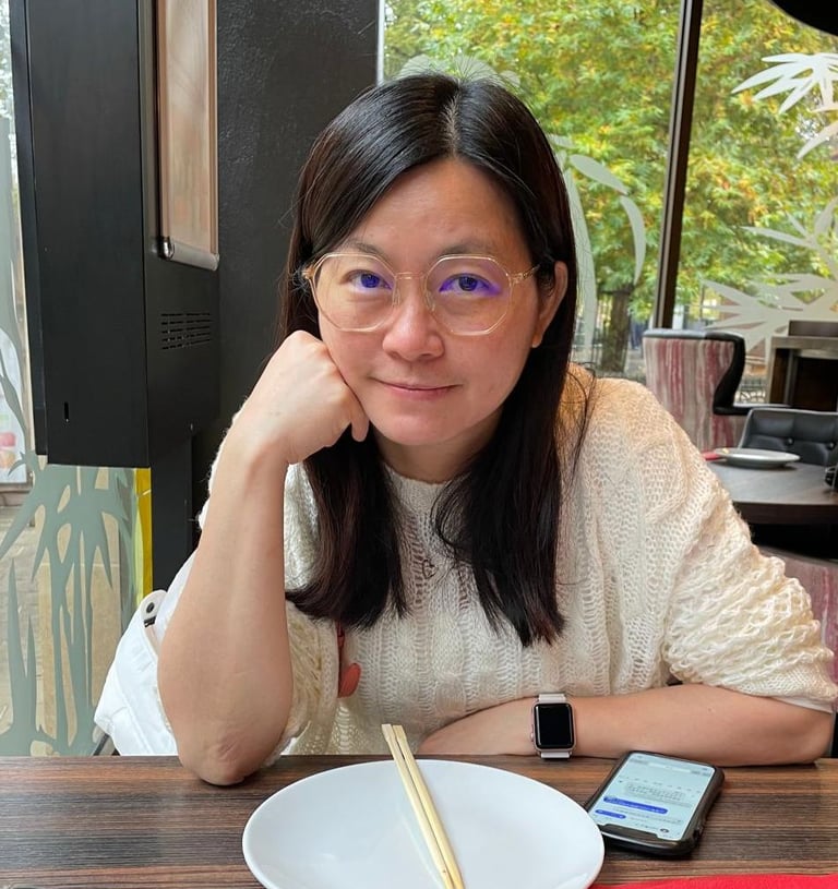 Winnie Kwan in stage outfit – cropped view