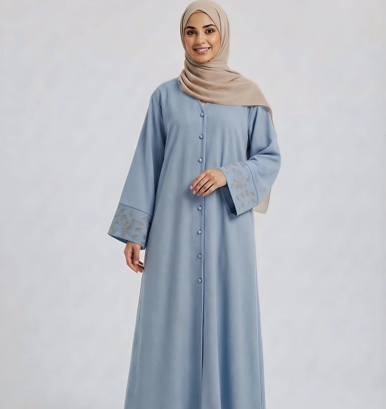 abaya avec motifs