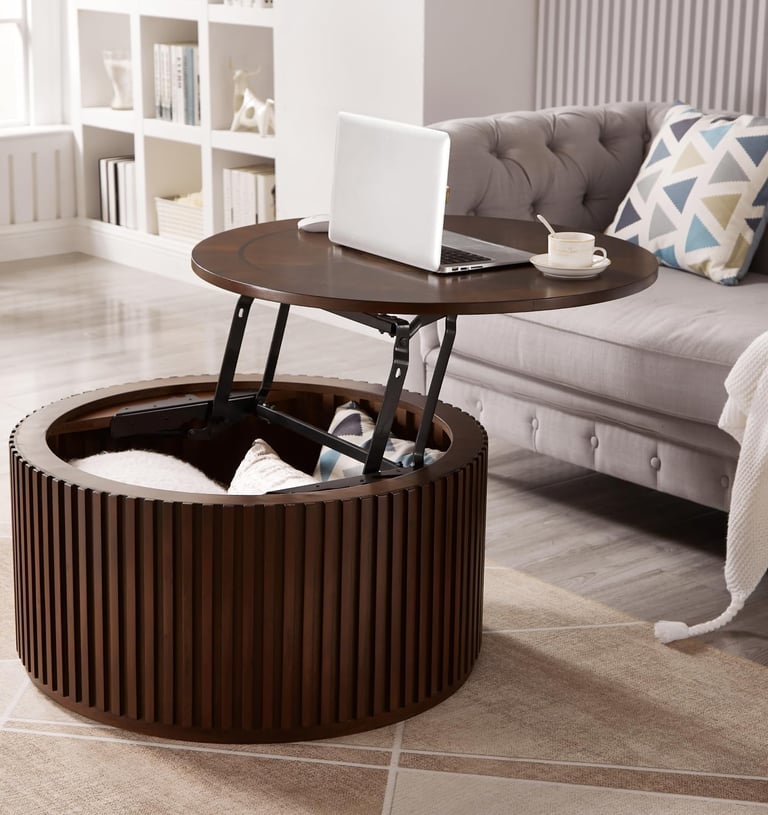  Lift Top Coffee Table with Large Storage Compartment