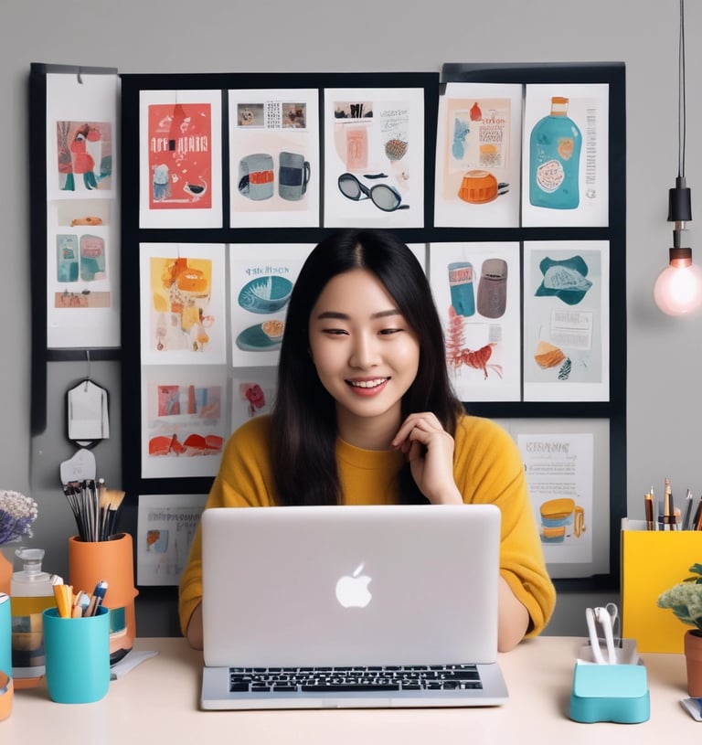 A busy agent working is sales.