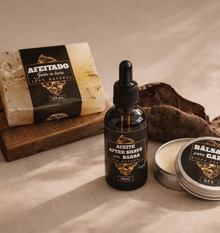 Productos de Cosmetica natural para caballeros
