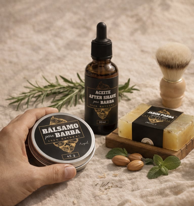 cosmetica natural para caballero