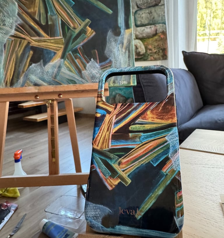 tough phone case with art