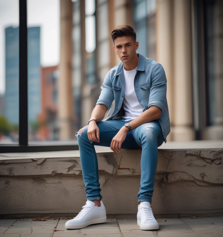 a man riding a skateboard down the side of a ramp