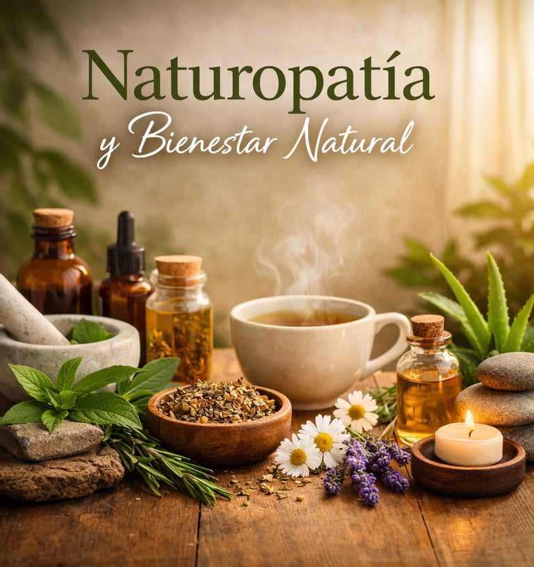 tratamientos de naturopatía y bienestar integral.