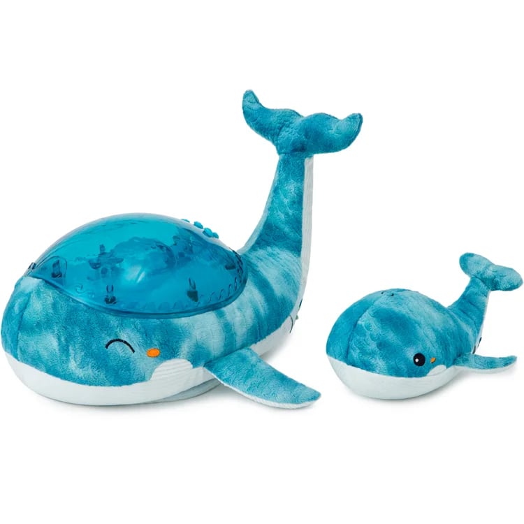 veilleuse peluche baleine et son bébé