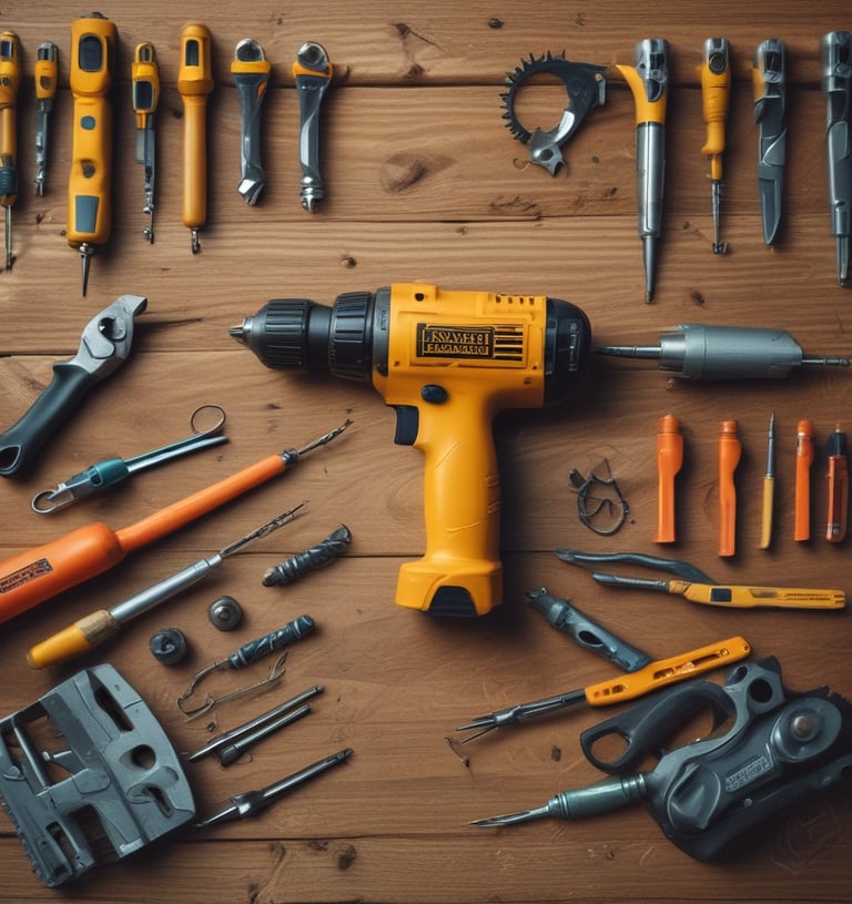 A close-up view of a shiny metallic nut and a screw placed on a plain white surface. The objects are made of steel with a reflective silver finish, emphasizing their industrial design.