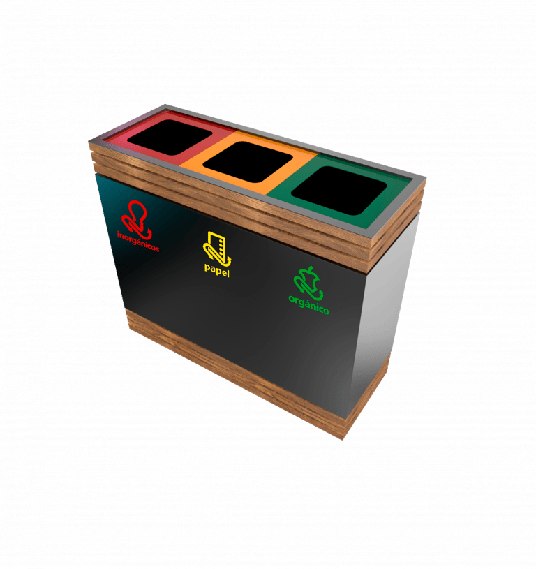 BOTE DE MADERA ROMA TRIPLE