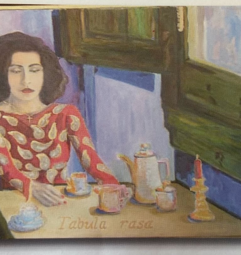 Iris Devote LITTARDI © - "Tabula Rasa" 2006 - huile sur toile