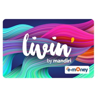 Kartu E-Money mandiri edisi Livin Green Purple