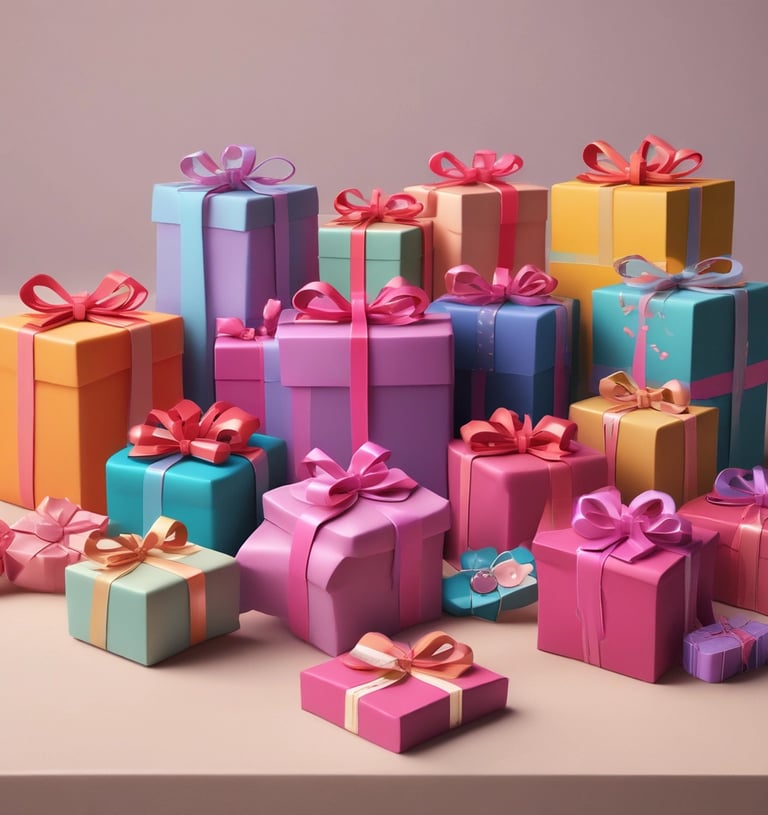 person holding white and red gift box