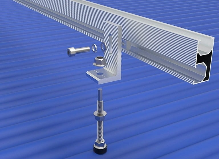 L foot roof mounting system – Link