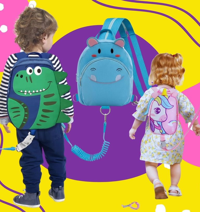 arnes antiperdida para niños tipo mochila o bolso