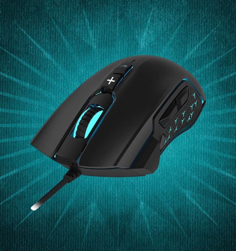 mouse gamer de computadora de 7 botones