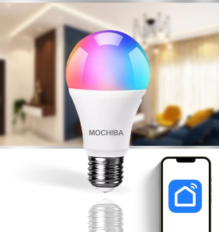 bombillo inteligente de varios colores