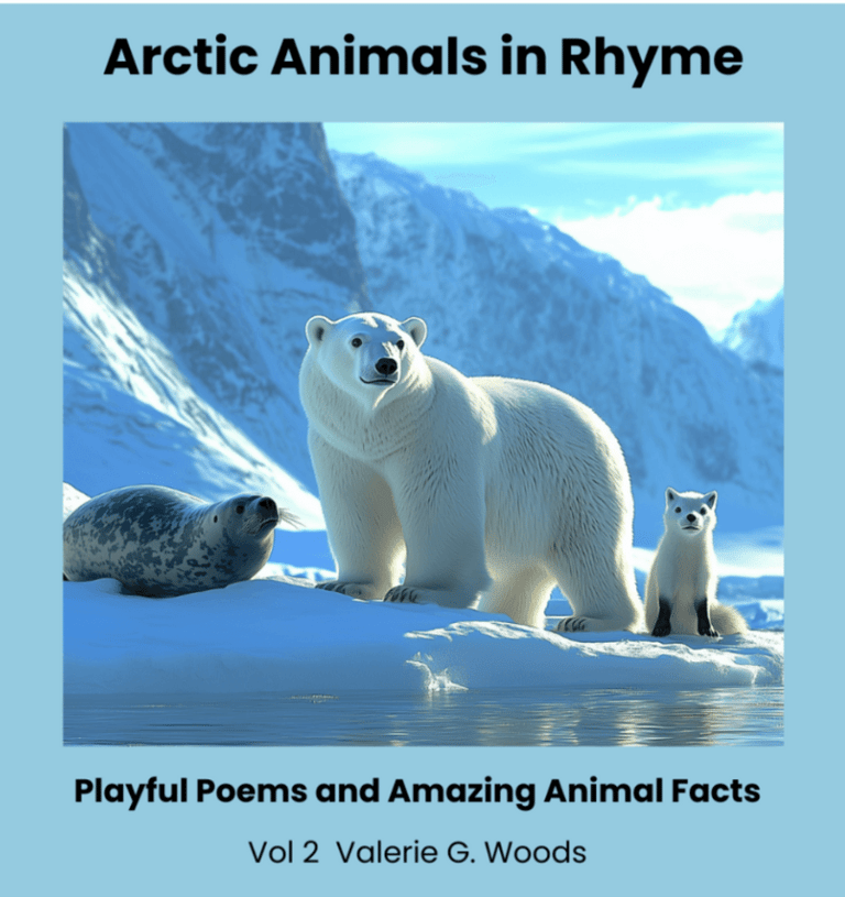 Arctic Animals In Rhyme Cover with a polar bear