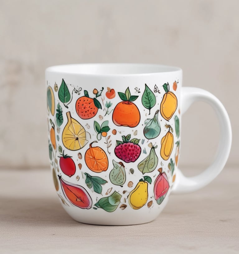 An inspiring mug with a poetic message from belle aube.