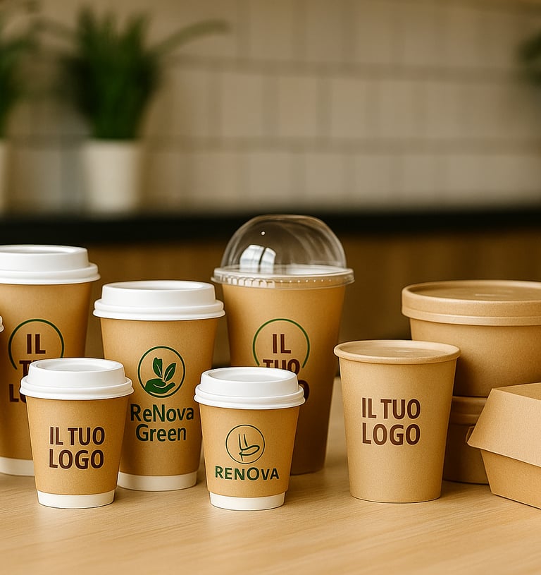Kompostierbare Papierbecher von ReNova Green