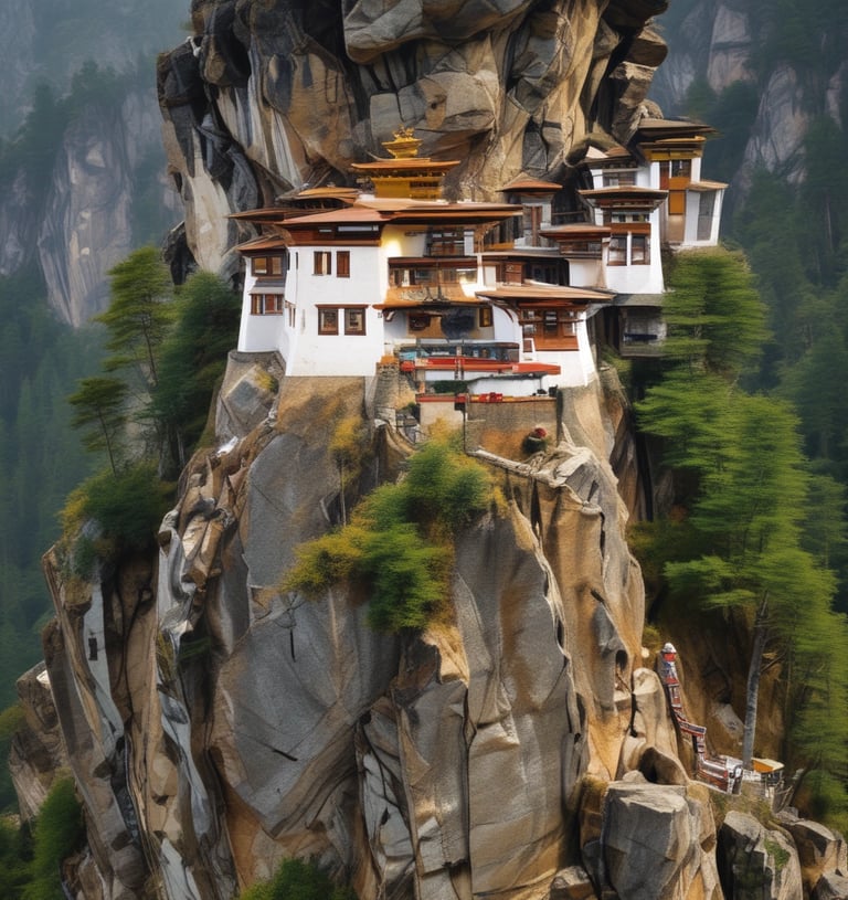 Tiger nest buddhist temple, Bhutan